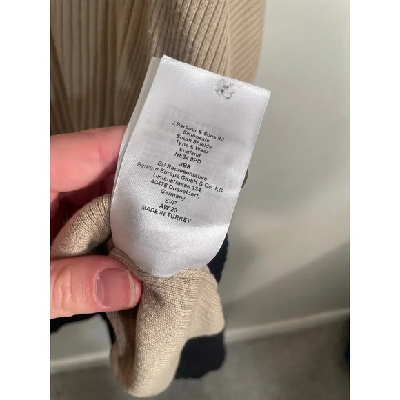 Barbour Amal Knitted Jumper‎ in Light Fawn - Picture 12 of 12